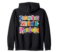 Créé avec Un But coloré Positive Teacher Citation Art Sweat à Capuche