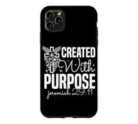 Créé avec Un But - Design inspiré de Jérémie 29:11 Coque pour iPhone 11 Pro Max