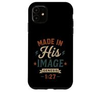 Créé dans Son Image Genèse 1 27 - Vintage Christian Coque pour iPhone 11