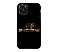 Crée en Moi Un cœur Pur inspiré des Écritures chrétiennes du Carême Coque pour iPhone 11 Pro
