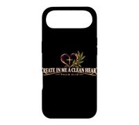 Crée en Moi Un cœur Pur inspiré des Écritures chrétiennes du Carême Coque pour iPhone Air