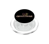 Crée en Moi Un cœur Pur inspiré des Écritures chrétiennes du Carême PopSockets PopGrip pour MagSafe