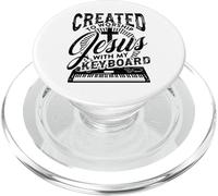 Créé pour Adorer Jésus avec Le culte de Mon Joueur de Clavier PopSockets PopGrip pour MagSafe