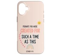 Créé pour Une telle Foi Arc-en-Ciel Coque pour iPhone 16 Plus