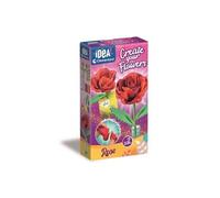 Clementoni Idea - Create Your Flowers, Kit créatif pour Composer des Fleurs, pour Enfants de 8 Ans, avec 2 Roses en Papier à Assembler et à Personnaliser, idée Cadeau de Jeu Made in Italy, Langue