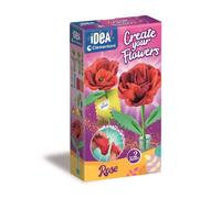 Clementoni Kit créatif Create Your Flowers – 2 roses en papier à assembler – 8 ans – Made in Italy