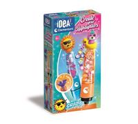 Clementoni – Kit créatif Create Your Highlighters Crazy Summer, 3 surligneurs personnalisables (6 ans)