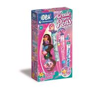 Clementoni – Stylos à personnaliser Sirènes magiques, 3 stylos, encres et accessoires, 6+ ans