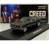 Creed 1967 Ford MUSTANG Coupe Mat Noir 1:43 Echelle Greenlight 86615