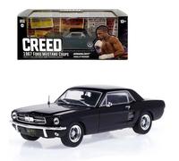 Creed 1967 Ford Mustang Coupé Noir Mat Échelle 1:43 Greenlight 86615