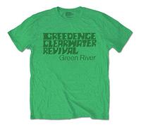 Creedence Clearwater Revival - T-Shirt # M Unisex Green River [Import]