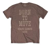 Creedence Clearwater Revival - T-Shirt # S Unisex Brown # Born to Move [Import]