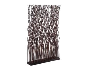 CREEDWOOD SÉPARATEUR DE PIÈCES Kinki | 110x70x17cm, Osier | Branche Séparation de pièce, paravent, cloison décorative, cloison Mobile, élément décoratif en Osier | Couleur: Brun