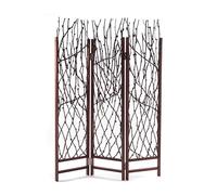 CREEDWOOD SÉPERATION DE PIÈCE Fores | 3 pièces, 170cm, Bois | Branches Paravent, Branche Séparateur, cloison, Pare-Vue, séparation de pièce, cloison Pliable