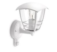 Creek-Applique D'extérieur Montante Avec Détecteur Métal H25cm Blanc Philips