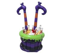 CRÉEL INFLATABLE POUR LES - RÉALECTEURS INFLATABLES | Witch Ice Secket | Boissons en forme de pot de sorcier à seau | Grande glace portable pour cocktails en plein air fêtes d'anniversaire