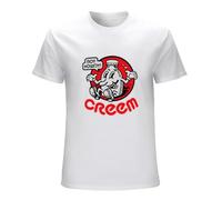 Creem Magazine Boy Howdy! R.Crumb Rock Concert Logo Crew Neck Unisex Short Sleeve T-Shirt White S