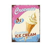 Creemee crème glacée Acier Aimant de réfrigérateur (na)