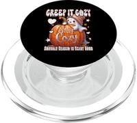 Creep It Cosy SNUGLE SEASON IS SCARY GOOD fantôme Halloween PopSockets PopGrip pour MagSafe