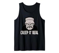 Creep It Real Classic Horror Monster Halloween Humour Design Débardeur