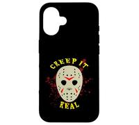 Creep It Real Masque de Hockey Halloween Horreur Coque pour iPhone 16