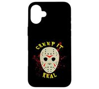 Creep It Real Masque de Hockey Halloween Horreur Coque pour iPhone 16 Plus