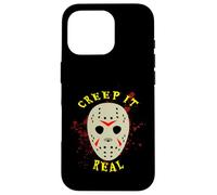 Creep It Real Masque de Hockey Halloween Horreur Coque pour iPhone 16 Pro