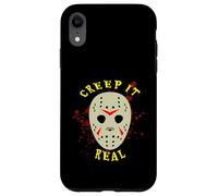 Creep It Real Masque de Hockey Halloween Horreur Coque pour iPhone XR