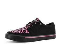 Creepers Gothic de T.U.K - CREEPER PINK LEOPARD VAMP - BASKETS LÉOPARD ROSE - EU37 à EU42 - pour Femme - noir/rose EU 37