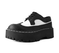 Creepers Rockabilly de T.U.K - Doubledecker - EU41 à EU46 - pour Homme - noir/blanc EU 41