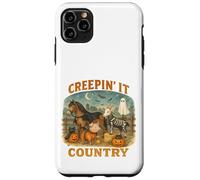 Creepin’ It Country Cute Farm Halloween Animals Coque pour iPhone 11 Pro Max
