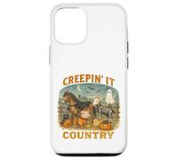 Creepin’ It Country Cute Farm Halloween Animals Coque pour iPhone 12/12 Pro