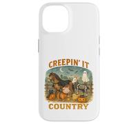 Creepin’ It Country Cute Farm Halloween Animals Coque pour iPhone 14