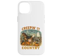Creepin’ It Country Cute Farm Halloween Animals Coque pour iPhone 14 Plus