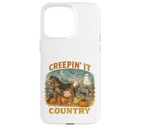 Creepin’ It Country Cute Farm Halloween Animals Coque pour iPhone 15 Pro Max