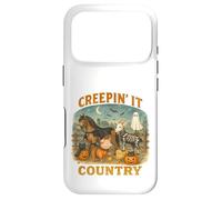Creepin’ It Country Cute Farm Halloween Animals Coque pour iPhone 17 Pro