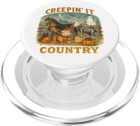 Creepin’ It Country Cute Farm Halloween Animals PopSockets PopGrip pour MagSafe