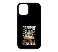 Creepin It Real avec Mes Monstres de 3e année, Maman, Halloween Coque pour iPhone 12/12 Pro