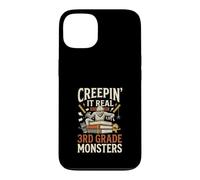 Creepin It Real avec Mes Monstres de 3e année, Maman, Halloween Coque pour iPhone 13