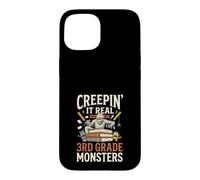 Creepin It Real avec Mes Monstres de 3e année, Maman, Halloween Coque pour iPhone 15