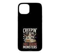 Creepin It Real avec Mes Monstres de 3e année, Maman, Halloween Coque pour iPhone 15 Plus