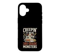 Creepin It Real avec Mes Monstres de 3e année, Maman, Halloween Coque pour iPhone 16