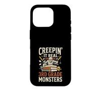 Creepin It Real avec Mes Monstres de 3e année, Maman, Halloween Coque pour iPhone 16 Pro