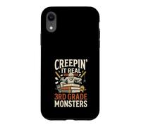 Creepin It Real avec Mes Monstres de 3e année, Maman, Halloween Coque pour iPhone XR