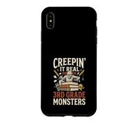 Creepin It Real avec Mes Monstres de 3e année, Maman, Halloween Coque pour iPhone XS Max