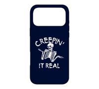 Creepin It Real Halloween Costume Squelette de Jeu de Mots Halloween Coque pour iPhone 17 Pro Max