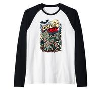 Creepin' It Real Zombie Halloween Manche Raglan