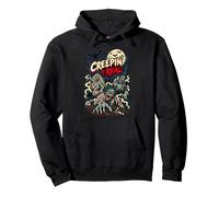 Creepin' It Real Zombie Halloween Sweat à Capuche