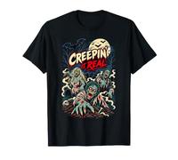 Creepin' It Real Zombie Halloween T-Shirt