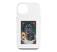 Creepma Carte de Tarot Vintage Folklore Yule Cat Cottagecore Coque pour iPhone 13